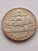 2 zł Żaglowiec 1936 r