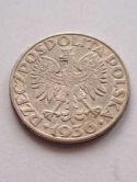 2 zł Żaglowiec 1936 r