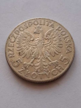 5 zł Głowa Kobiety 1934 r