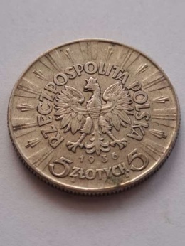 5 zł Józef Piłsudski 1936 r
