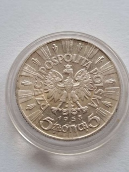 5 zł Józef Piłsudski 1938 r