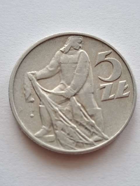 5 zł Rybak 1974 r