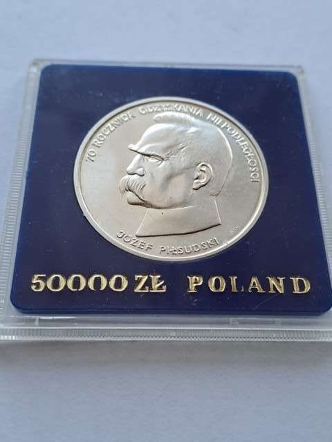 50 tys Józef Piłsudski 1988 r