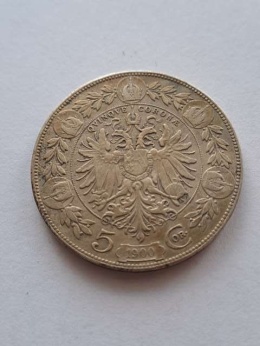 Austria 5 Koron Franciszek Józef I 1900 r
