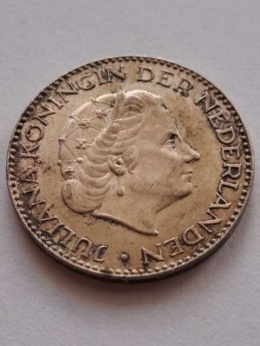 Holandia 1 Gulden Juliana 1955 r