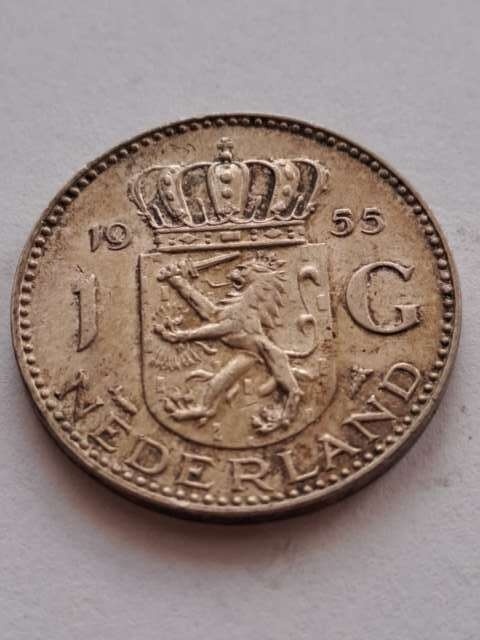 Holandia 1 Gulden Juliana 1955 r