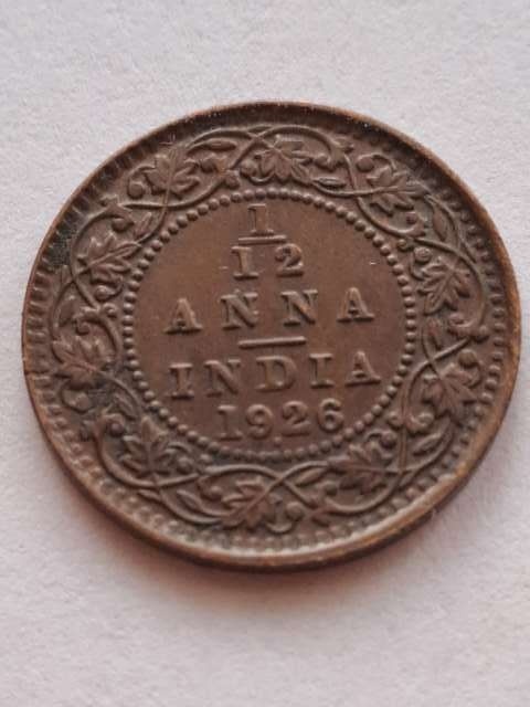 Indie 1/12 Anny Jerzy V 1926 r