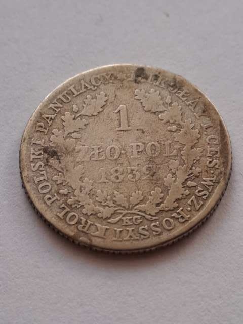 Królestwo Kongresowe 1 złoty 1832 r