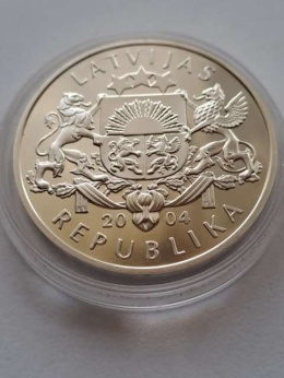 Łotwa 1 Lats FIFA Mundial 2004 r
