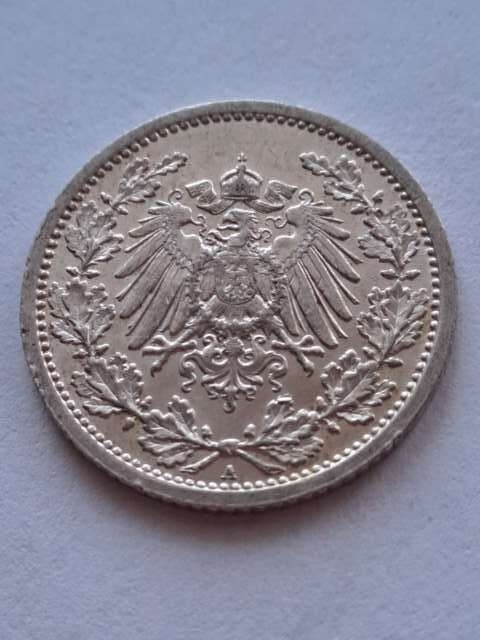 Niemcy 1/2 Marki Wilhelm II 1914 r A