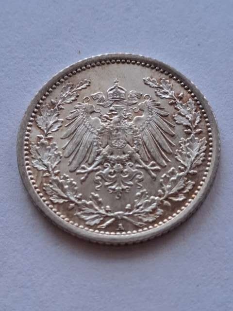 Niemcy 1/2 Marki Wilhelm II 1915 r A