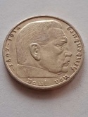 Niemcy 2 Marki Hindenburg 1939 r A