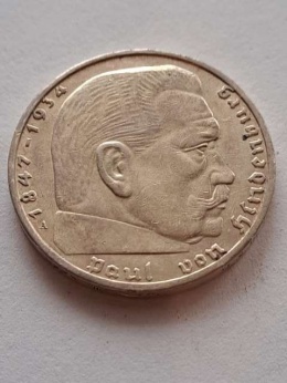 Niemcy 2 Marki Hindenburg 1939 r A