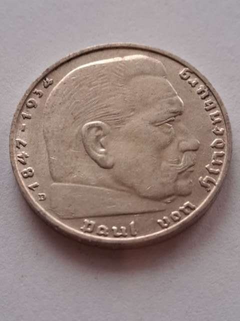 Niemcy 2 Marki Hindenburg 1937 r D