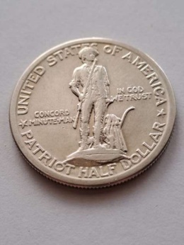 USA 1/2 Dolara Lexington-Concord 1925 r