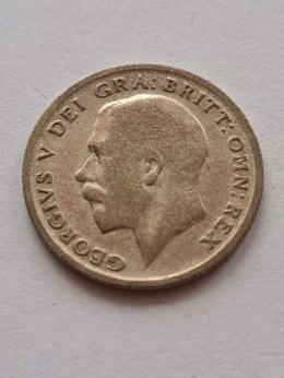 Wielka Brytania 6 Pensów Jerzy V 1921 r