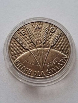 10 zł FAO Chleb dla Świata 1971 r próba