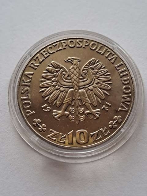 10 zł FAO Chleb dla Świata 1971 r próba