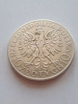 10 zł Głowa Kobiety 1933 r
