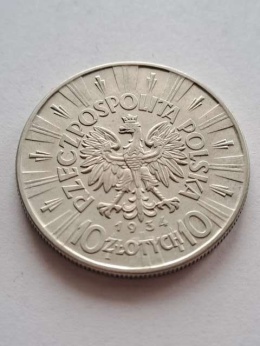 10 zł Józef Piłsudski 1934 r urzędowy