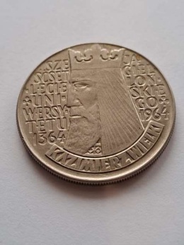 10 zł Kazimierz Wielki wklęsły 1964 r