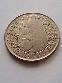 10 zł Kazimierz Wielki wklęsły 1964 r