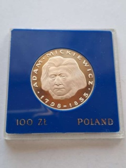 100 zł Adam Mickiewicz 1978 r