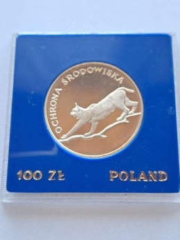 100 zł Ochrona Środowiska - Ryś 1979 r