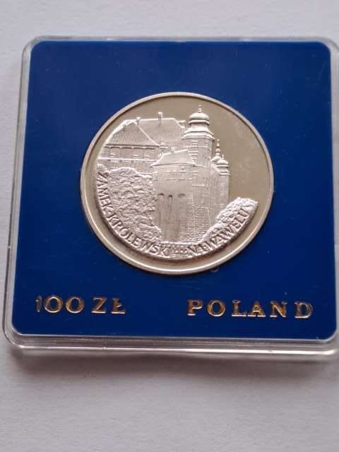 100 zł Zamek Królewski na Wawelu 1977 r