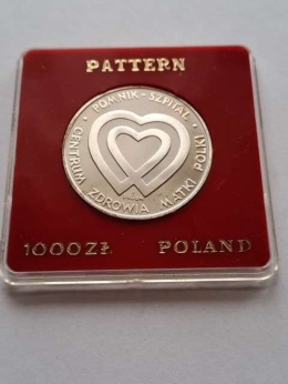 1000 zł Pomnik Szpital 1986 r