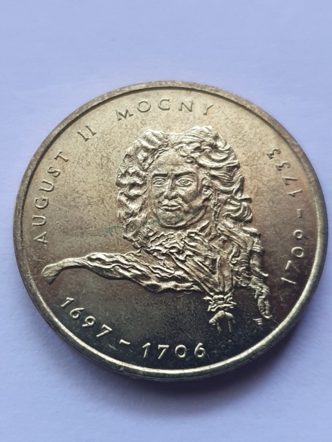 2 zł August ll Mocny 2002 r