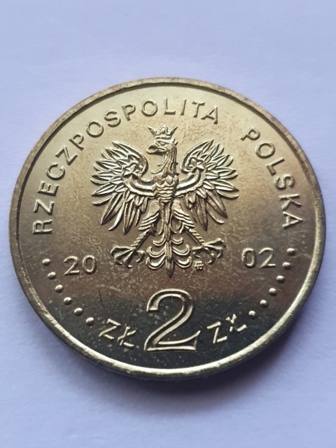 2 zł August ll Mocny 2002 r