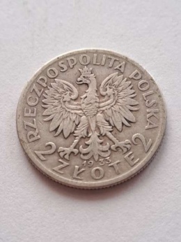 2 zł Głowa Kobiety 1933 r