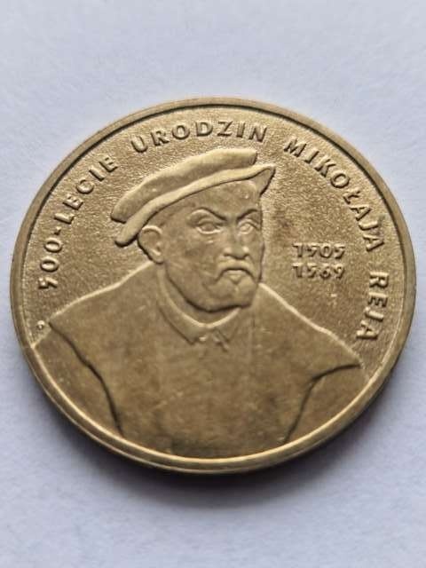 2 zł Mikołaj Rej 2005 r