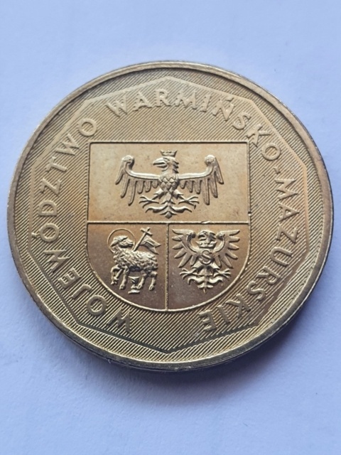 2 zł Województwo Warmińsko-Mazurskie 2004 r