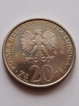 20 zł Igrzyska XXII Olimpiady 1980 r