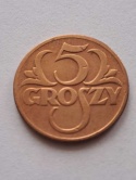 5 groszy 1928 r