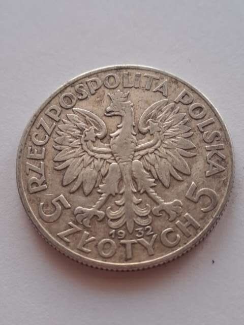 5 zł Głowa Kobiety 1932 r