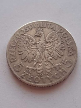 5 zł Głowa Kobiety 1934 r