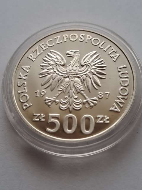500 zł Igrzyska Olimpijskie Calgary 1987 r