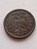 Austria 2 halerze Franciszek Józef I 1902 r
