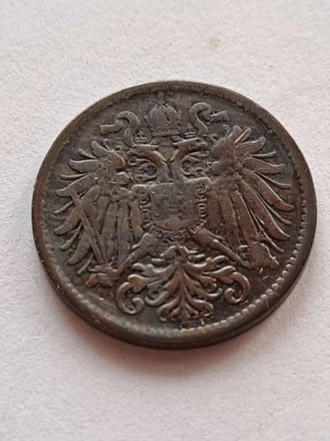 Austria 2 halerze Franciszek Józef I 1902 r