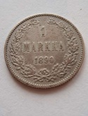 Finlandia 1 Markka Aleksander II 1890 r