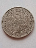 Finlandia 1 Markka Aleksander II 1890 r