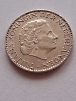 Holandia 1 Gulden Juliana 1956 r