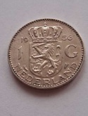 Holandia 1 Gulden Juliana 1956 r