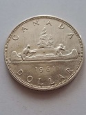 Kanada 1 dolar Elżbieta II 1961 r