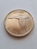 Kanada 1 dolar Elżbieta II 1867-1967 r