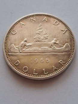 Kanada 1 dolar Elżbieta II 1966 r
