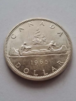 Kanada 1 dolar Elżbieta II 1965 r